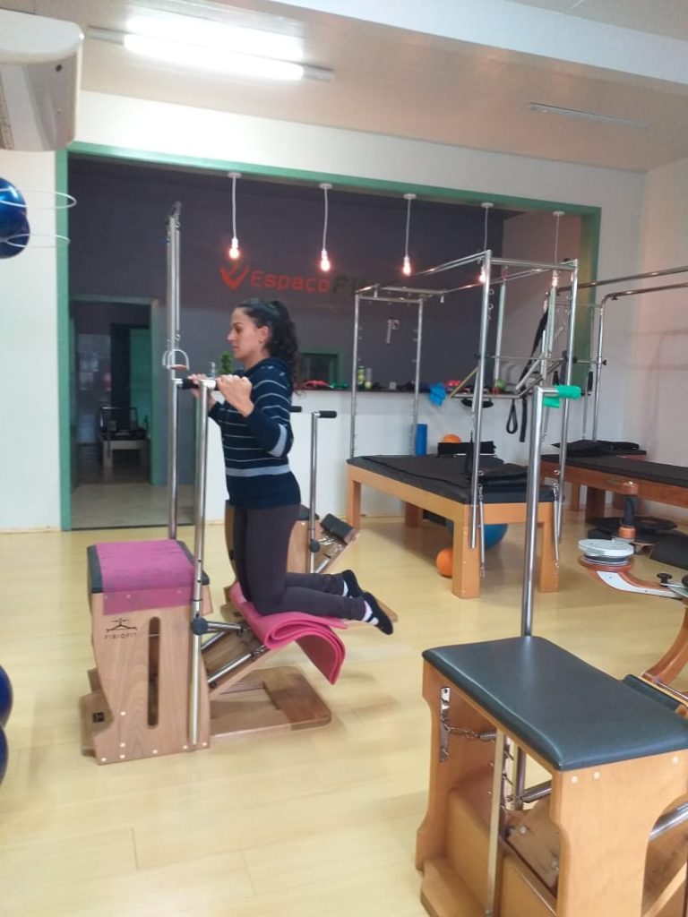 Aula de Pilates aqui em Ivoti.